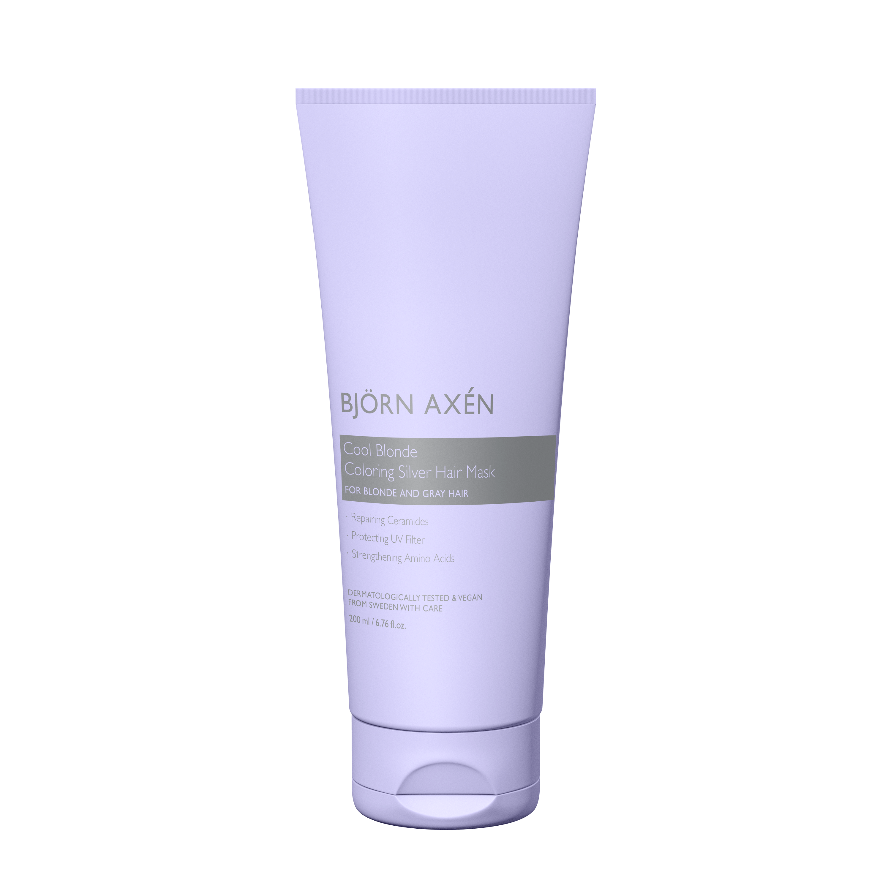 Живильна пігментована маска для освітленого волосся Björn Axén Cool Blonde Coloring Silver Hair Mask